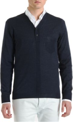 Alexander McQueen Long Sleeve Pocket Henley