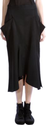 Yohji Yamamoto Flared Pocket Skirt