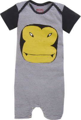 Munster Kids Striped Romper