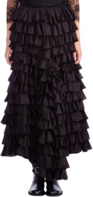 Comme des Gar&ccedil;ons Long Ruffle Skirt