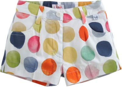 Il Gufo Multicolor Dot Shorts