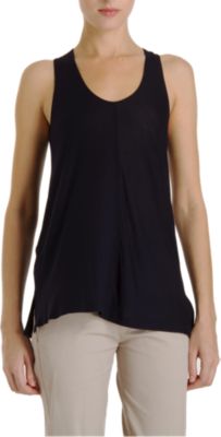 Vince Side Drape Tank