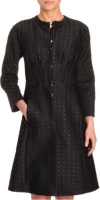 Marni Quarter Sleeve Textured Coat