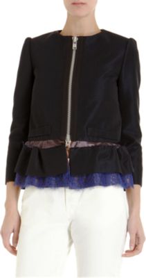 Sacai Lace Hem Blouse