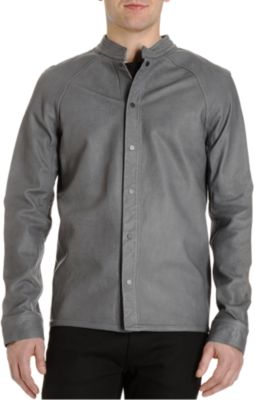 T by Alexander Wang Leather Coach's Jacket