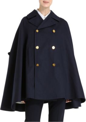 Black Fleece Double-Breasted Cape