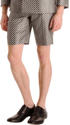 Comme des Gar&ccedil;ons Homme Plus Circle Pattern Bermuda Short