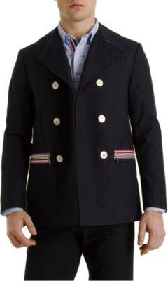 Thom Browne Rubber Lined Peacoat