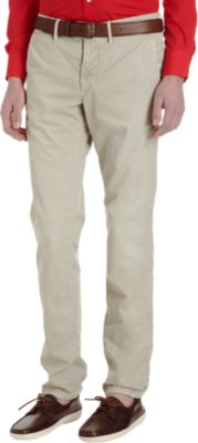 Incotex Red Slim Fit Chino Trouser