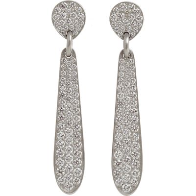 Linda Lee Johnson Diamond Honeycomb Earrings