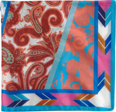 Etro Magnified Paisley Pocket Square