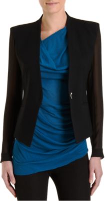 Helmut Lang Sheer Sleeve Blazer