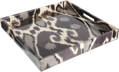 Madeline Weinrib Graphit Mor Ikat Small Tray