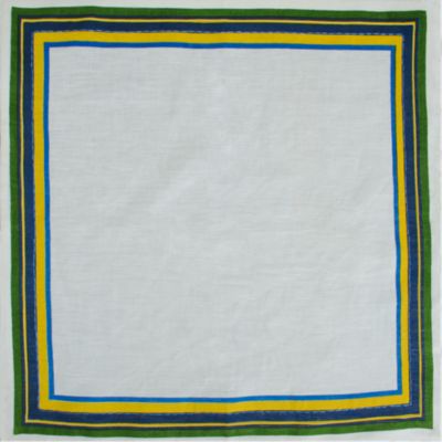 Kim Seybert Striped Border Napkin