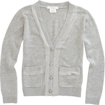 Chlo&eacute; - Long Sleeve V-Neck Cardigan
