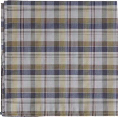 Michael Bastian Plaid Pocket Square