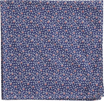 Michael Bastian Floral Pocket Square