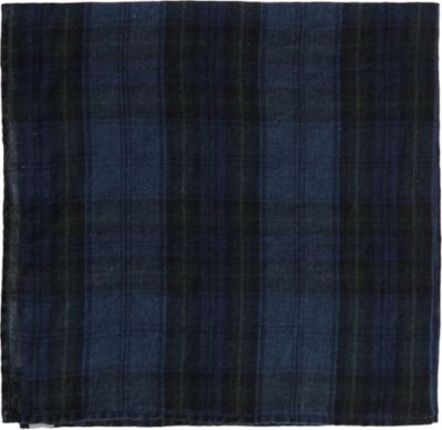Michael Bastian Plaid Pocket Square