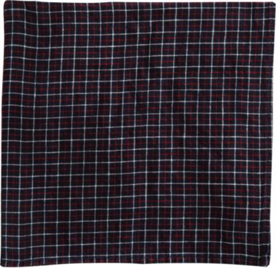 Michael Bastian Linen Check Pocket Square