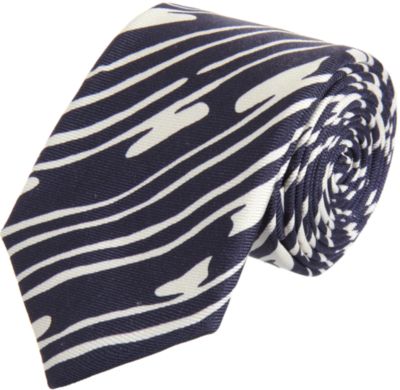 Piombo Irregular Line Tie