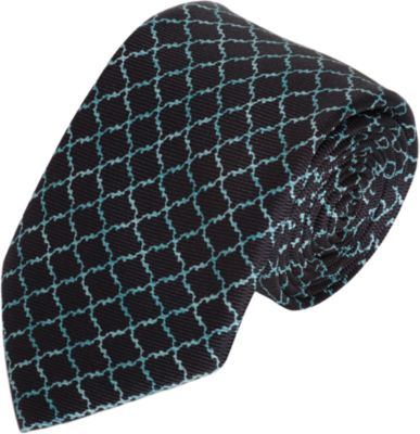 Piombo Abstract Diamond Tie