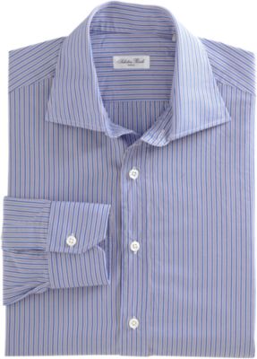 Salvatore Piccolo Two-Tone Stripe Sport Shirt