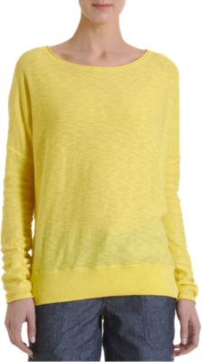 Vince Long Sleeve Slub Tee
