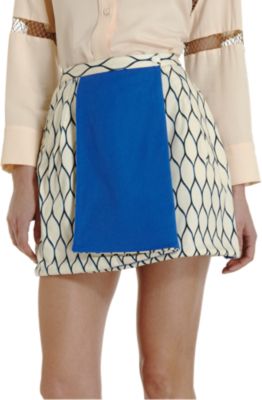Kenzo Contrast Flap Skirt