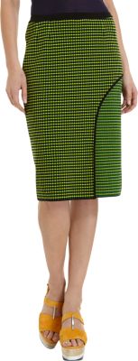 Kenzo Check Pencil Skirt