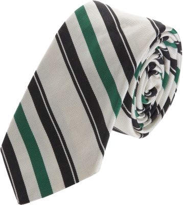 Black Fleece Diagonal Stripe Tie