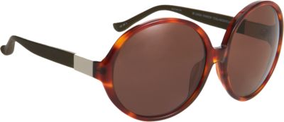The Row Leather-Wrapped Round Frame