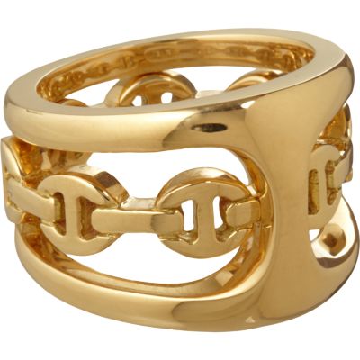 HOORSENBUHS Gold Phantom Clique Ring