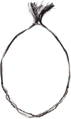 Alyssa Norton Braided Silk & Multi-Chain Necklace