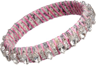 Alyssa Norton Silk & Rhinestone Bangle