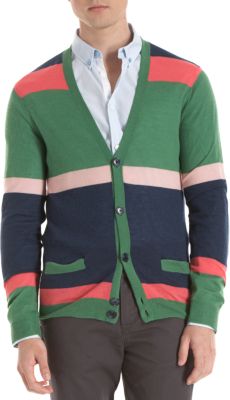 Marc by Marc Jacobs Colorblock Stripe Cardigan