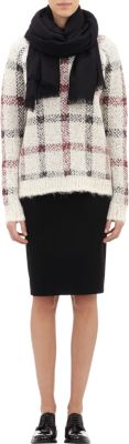 Barneys New York Oversized Solid Scarf