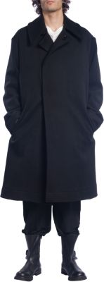 Yohji Yamamoto - Oversized Snap Closure Coat