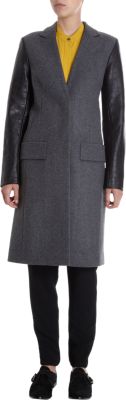 Alexander Wang - Croc-Embossed Sleeve Coat