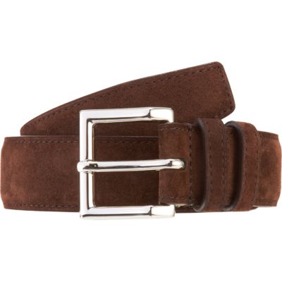 John Lobb Suede Belt