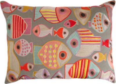 Barneys New York Square Fish Pillow