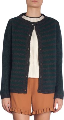 Marni Striped Button Cardigan