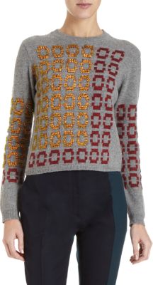 Pringle of Scotland - Beaded Crewneck Sweater