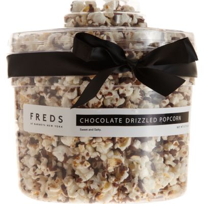 FREDS at Barneys New York Chocolate Drizzled Popcorn Tub