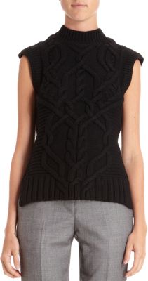 Derek Lam - Cable Knit Sleeveless Sweater