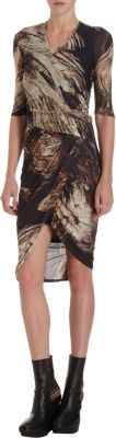 Helmut Lang - Drift Print Dress