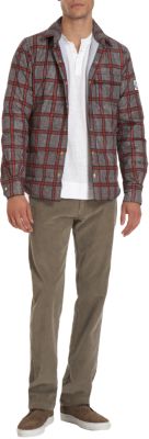 Moncler Gamme Bleu - Plaid Puppytooth Puffer Shirt Jacket