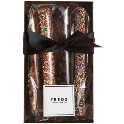 FREDS at Barneys New York Chocolate Dipped Pretzel Rods