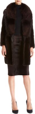 Revillon - Mink Front and Pony Back Coat
