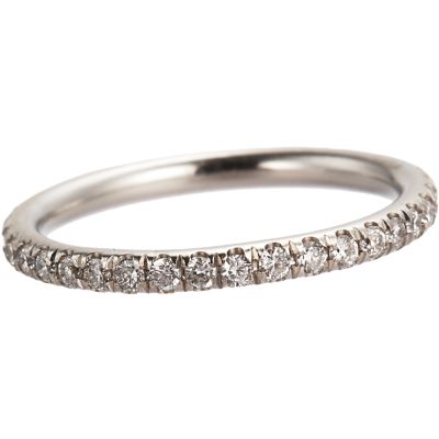 Zoe White Diamond Eternity Band
