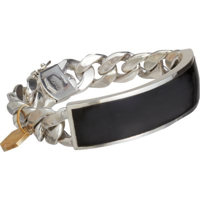 Ann Dexter-Jones Black Onyx ID Bracelet